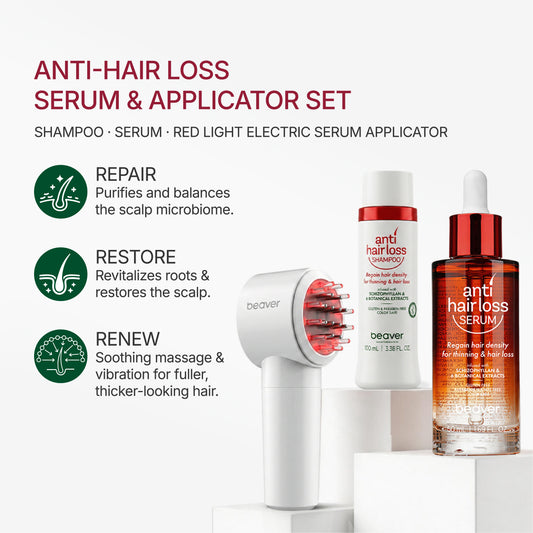 Hair Density Shampoo Serum Applicator Kit