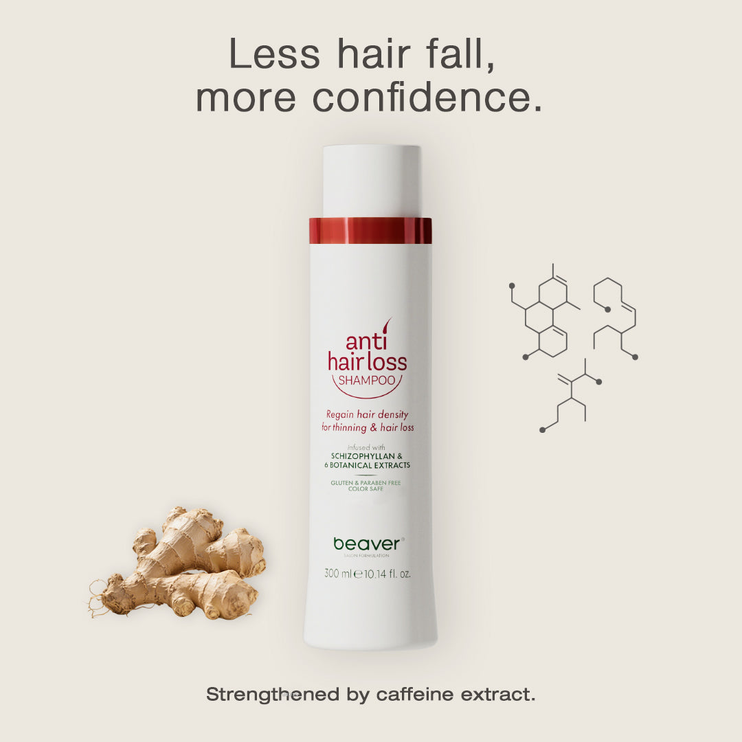  Cleanse & invigorate your scalp. Our anti-hair loss shampoo removes excess oil, unclogs follicles & prepares scalp for serum. Increases hair density by 34%. Sulfate-free.